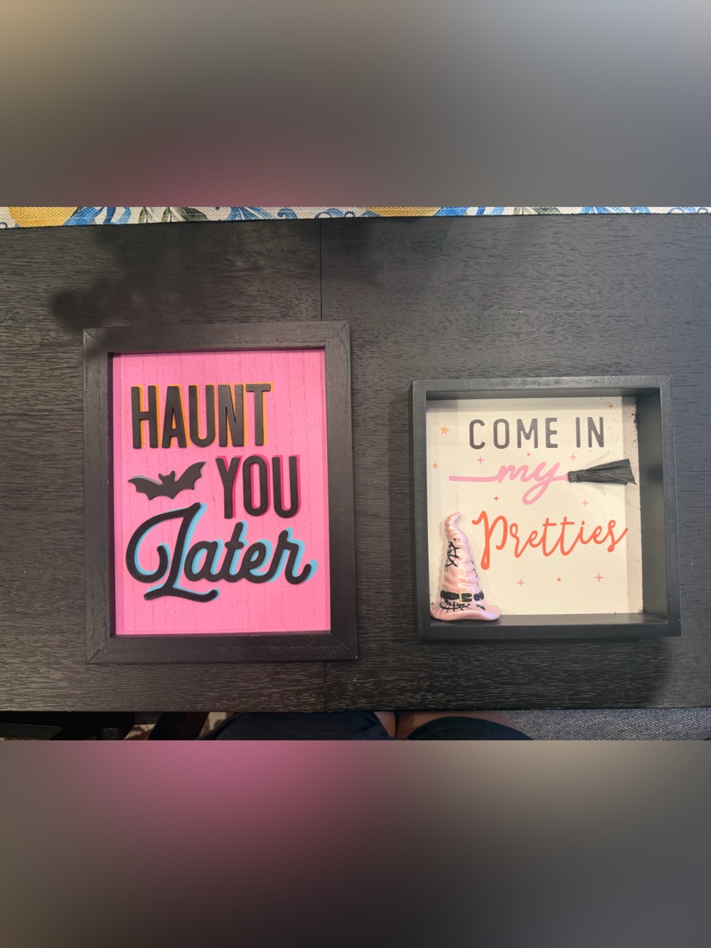 Halloween Decor Picture Frames